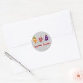 Sticker Rond Snacks sains (Enveloppe)