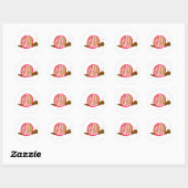 Sticker Rond Snail mail Stickies (Feuille)