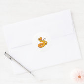 Sticker Rond Snake with Cup (Enveloppe)