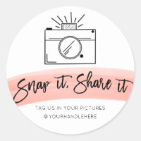 Snap It Share It Caméra Aquarelle Média sociaux