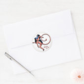 Sticker Rond Sneaky Devil (Enveloppe)
