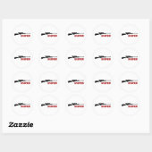 STICKER ROND **SNIPER** (Feuille)