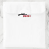 STICKER ROND **SNIPER** (Sac)