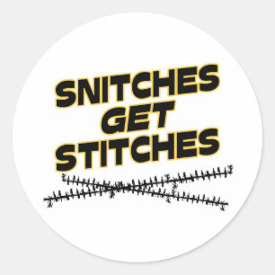 Sticker Rond Snitches Obtenir des points