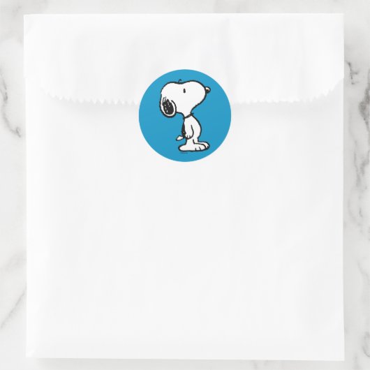 Sticker Rond Snoopy Classic Comics (Sac)