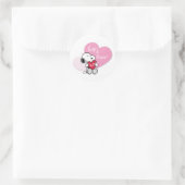 Sticker Rond Snoopy Hugs & Kisses (Sac)