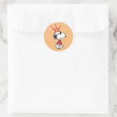 Sticker Rond Snoopy - Joe Cool Crown (Sac)