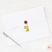 Sticker Rond Snoopy So Sweet Flower (Enveloppe)