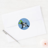 Sticker Rond Snorkel Panda (Enveloppe)