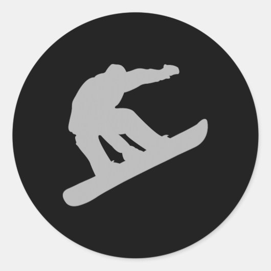 Sticker Rond Snowboard (Devant)