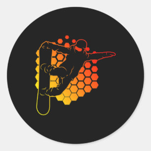 Sticker Rond Snowboard Freestyle Halfpipe Snowboard Snowboar