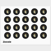 Sticker Rond Snowboard Ski Snowboard Activité compétitive (Feuille)