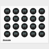 Sticker Rond Snowboard Snowboard Bacon 5 choses que j'aime Almo (Feuille)
