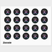 Sticker Rond Snowboard Snowboard Quelques Filles Chase Boys I P (Feuille)