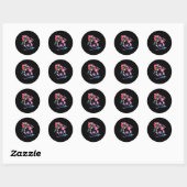 Sticker Rond Snowboard Snowboard Slopestyle (Feuille)
