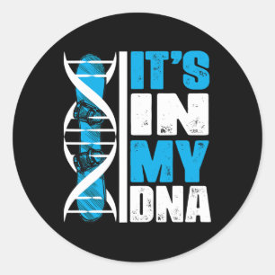 Sticker Rond Snowboard Winter Sports Snowboard Dna