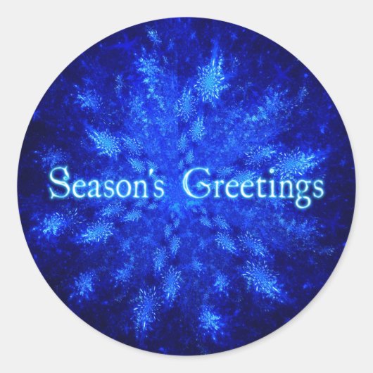 Sticker Rond Snowburst (Devant)