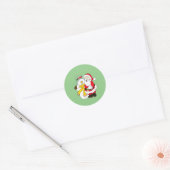 Sticker Rond Snowman (Enveloppe)