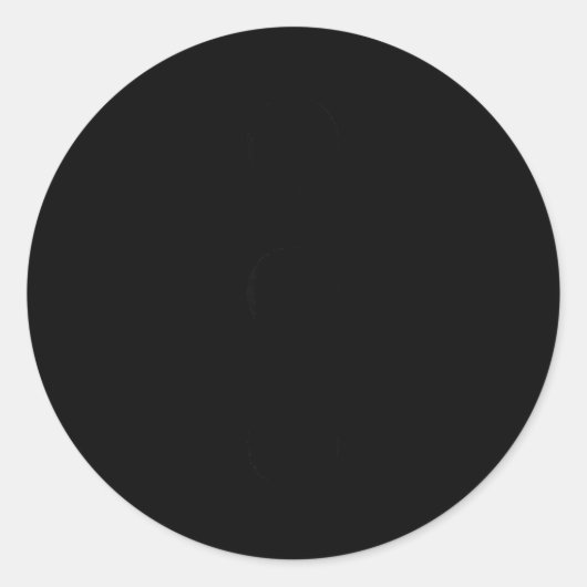 Sticker Rond Snowman Costume Apparel Three Black Buttons Christ (Devant)