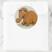 Sticker Rond Snuffleupagus vintage (Sac)