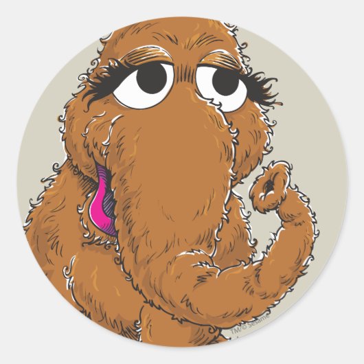 Sticker Rond Snuffy Vintage (Devant)