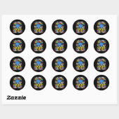 Sticker Rond So Long Kindergarten Graduation First Grade Here I (Feuille)