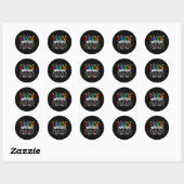 Sticker Rond So Long Pre-k Preschool Graduation Kindergarten He (Feuille)