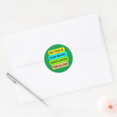 Sticker Rond SO_This_IS_HOW_BEING_GRADUATED_FEELS_LIKE Vert (Enveloppe)