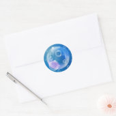 Sticker Rond Soap bubbles (Enveloppe)