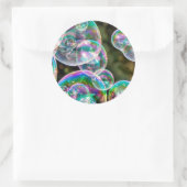 Sticker Rond Soap bubbles (Sac)