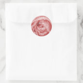 Sticker Rond Soap Rose et vanille (Sac)