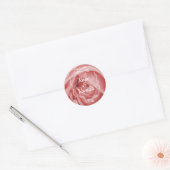 Sticker Rond Soap Rose et vanille (Enveloppe)