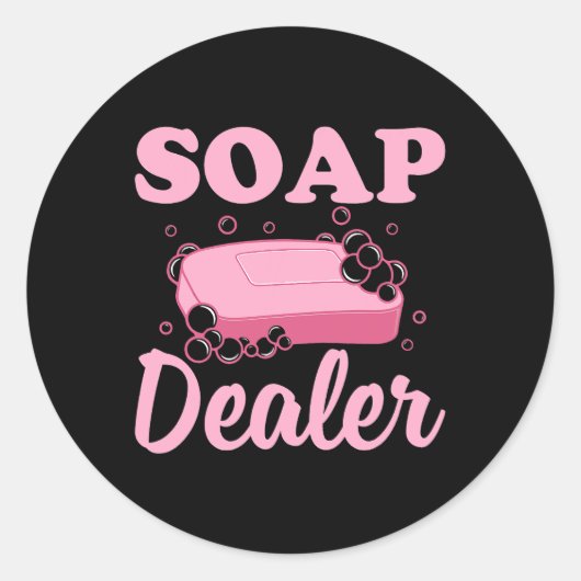 Sticker Rond Soap Soap Retailler Cosmetic Soaps (Devant)