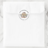 Sticker Rond Soap Soy Spa Rose Lavender fait main (Sac)