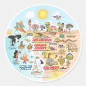 Sticker Rond SoCal (Devant)