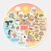 Sticker Rond SoCal (Devant)