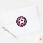 Sticker Rond soccer. (Enveloppe)