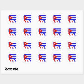 Sticker Rond Soccer Cuba (Feuille)