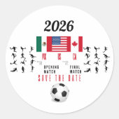 Sticker Rond Soccer Gifts for Fans (Devant)