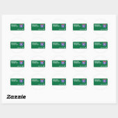 Sticker Rond Soccer suivant sortie (Feuille)