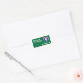Sticker Rond Soccer suivant sortie (Enveloppe)