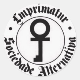Sticker Rond Société Alternative
