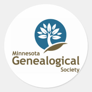 Sticker Rond Société généalogique du Minnesota