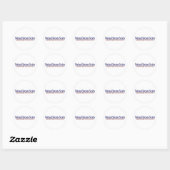 Sticker Rond Société nationale de sarcasme (Feuille)