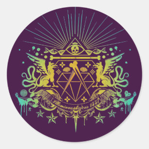 Sticker Rond Société secrète