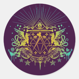 Sticker Rond Société secrète
