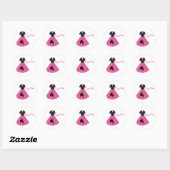 Sticker Rond Sock Hop (Feuille)