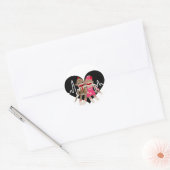 Sticker Rond Sock Monkey (Enveloppe)