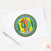 Sticker Rond SOD-A 403d - ASA Vietnam (Enveloppe)