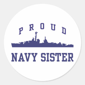 Sticker Rond soeur de la Marine